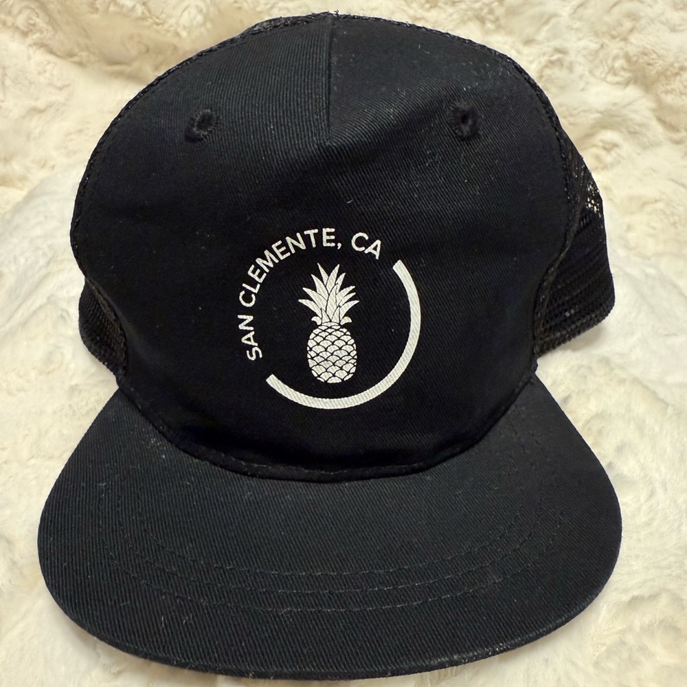 Binky Bro Black Toddler Hat with Pineapple Logo